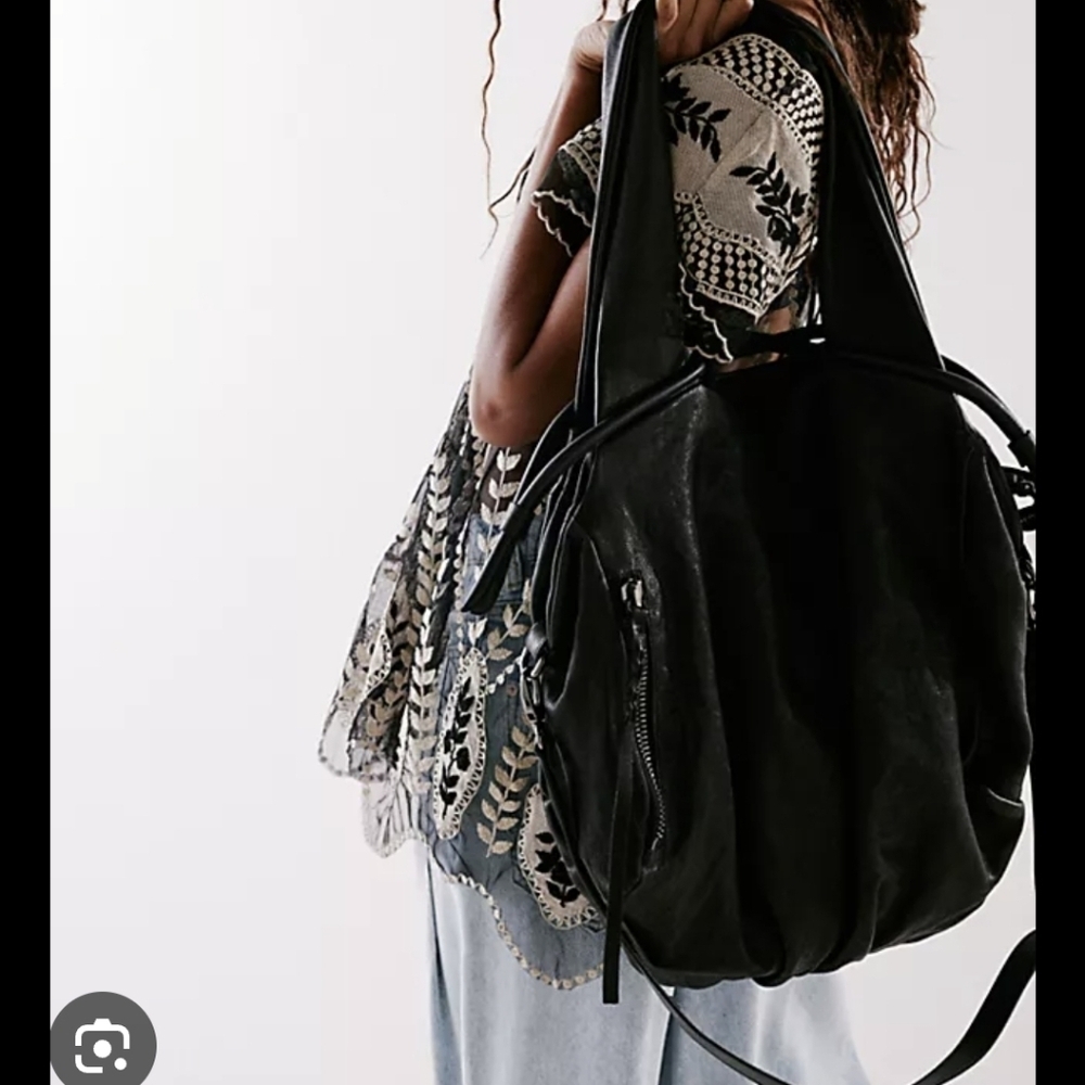 We The Free Hawkins Black Tote Excellent Condition